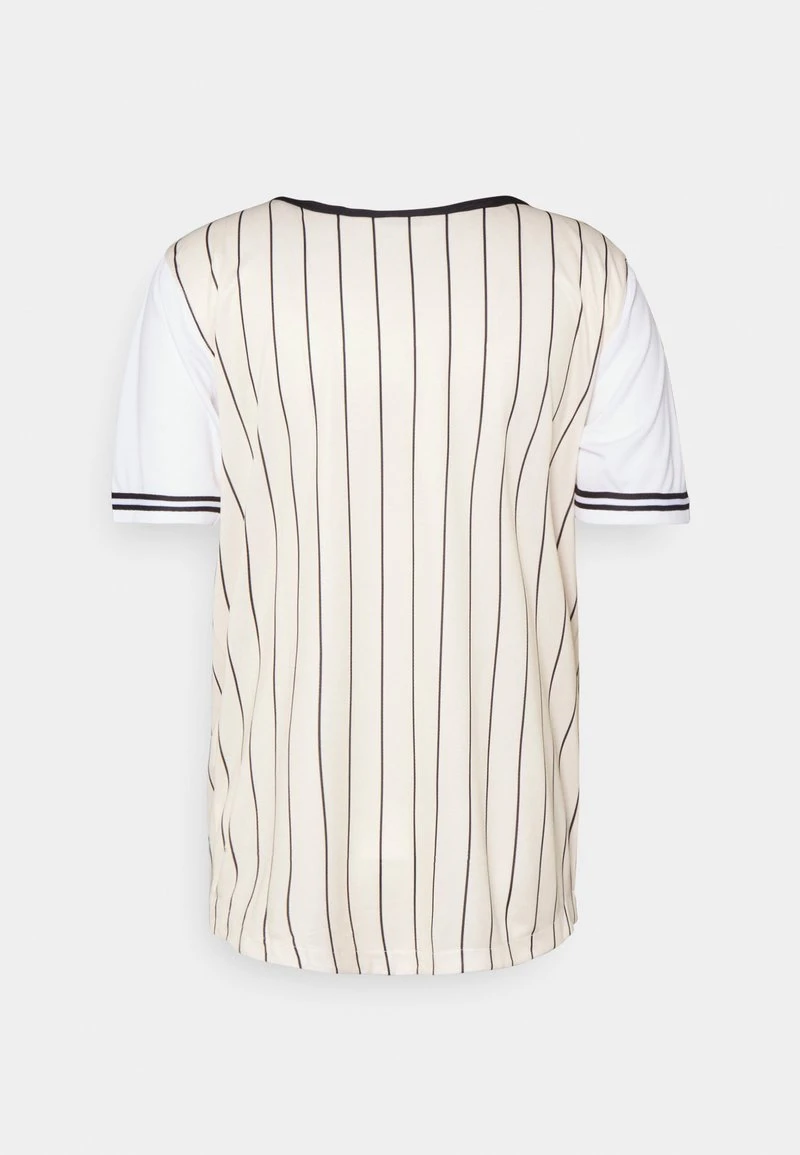 Brandneu 👏 Karl Kani VARSITY PINSTRIPE ⚾ BASEBALL UNISEX - T-Shirt Print - Cream/white 🛒 2 Brandneu 👏 Karl Kani VARSITY PINSTRIPE ⚾ BASEBALL UNISEX - T-Shirt Print - Cream/white 🛒 – Bild 2