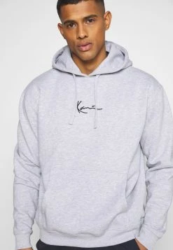 Besorgen ⌛ Karl Kani SMALL SIGNATURE HOODY UNISEX - Sweatshirt - Ash Grey ✔️ -Karl Kani Verkäufe 033cd40472454ad08c920aef75dc000b