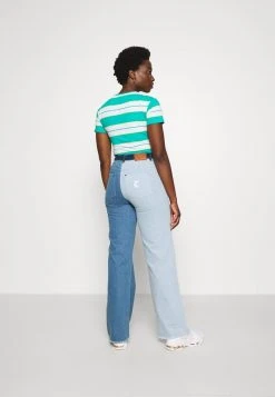 Besorgen 😉 Karl Kani BLOCK WIDE LEG PANTS - Jeans Straight Leg - Blue, Damen 🎁 -Karl Kani Verkäufe 0640b46f0606489b8d2fba5735a8b635