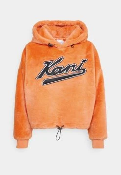 Neu ❤️ Karl Kani VARSITY HOODIE - Fleecepullover - Orange, Damen ⌛ -Karl Kani Verkäufe 068c3d855aaf41618d31229fa332613d
