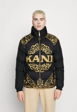 Auslauf 👍 Karl Kani RETRO REVERSIBLE PUFFER JACKET UNISEX - Übergangsjacke - Black ✔️