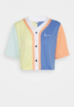 Bestpreis ❤️ Karl Kani CHEST SIGNATURE BLOCK SHORT ⚾ BASEBALL - T-Shirt Print - Blue, Damen 💯 -Karl Kani Verkäufe 092d2c5aff24446aae6ffd32f1c26999