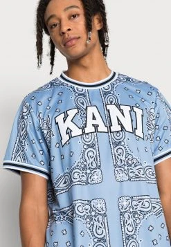 Neu 🛒 Karl Kani UNISEX SERIF TEE - T-Shirt Print - Blue 🎁 -Karl Kani Verkäufe 0c0043fb953a4a6f91604183b1784543