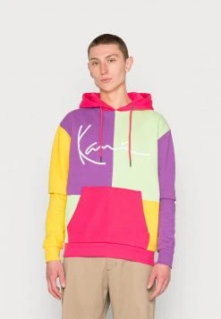 Bester Verkauf 😉 Karl Kani UNISEX SIGNATURE BLOCK HOODIE - Sweatshirt - Multicolor 🥰