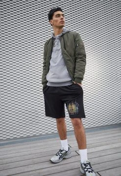 Bester Verkauf 😍 Karl Kani UNISEX SMALL SIGNATURE OS HOODIE BLEACHED - Sweatshirt - Grey ⌛