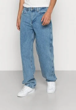 Bestes Angebot 🥰 Karl Kani SMALL SIGNATURE BAGGY FIVE POCKET - Jeans Relaxed Fit - Vintage Mid Blue, Herren 🔥