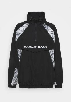Bester Verkauf 🌟 Karl Kani RETRO BLOCK - Windbreaker - Black, Damen 🎁 -Karl Kani Verkäufe 0f016357cf6d4b27aa11efc7393158d7