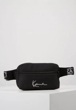Auslauf ⭐ Karl Kani KK SIGNATURE TAPE HIP BAG - Gürteltasche - Black/white, Unisex ⌛