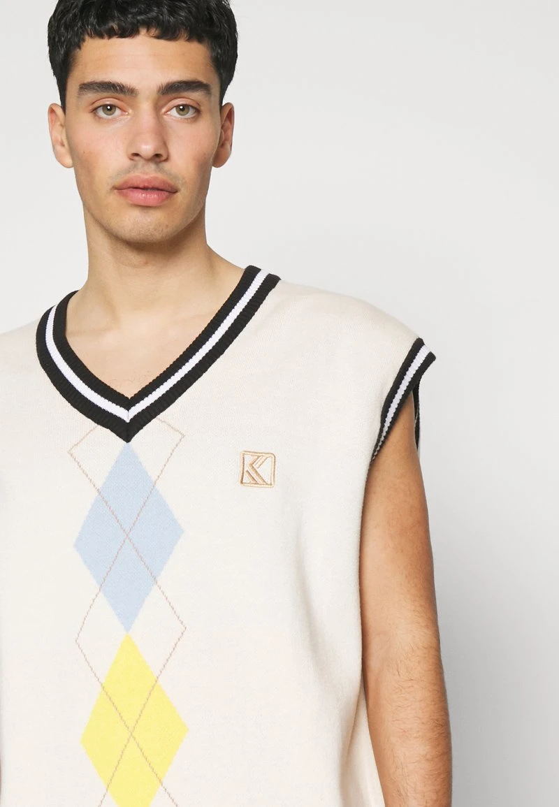 Bestes Angebot 😀 Karl Kani VEST UNISEX - Strickpullover - Cream 🌟 9 Bestes Angebot 😀 Karl Kani VEST UNISEX - Strickpullover - Cream 🌟 – Bild 9