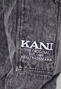 Budget ✨ Karl Kani RETRO MOON PANTS - ⭐ Jeans Relaxed Fit - Dark Grey, Herren 🔥 -Karl Kani Verkäufe 111427f842904996958f93b23ceaadb1