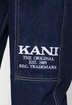 Blitzangebot ❤️ Karl Kani RETRO RINSED PANTS UNISEX - 🔔 Jeans Relaxed Fit - Dark Blue 🥰 -Karl Kani Verkäufe 1193c92c7a9c47c0a7758ece4cf53172