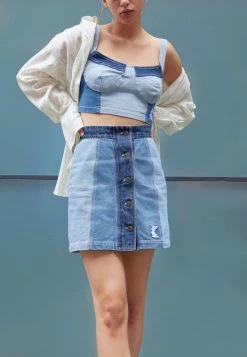 Neu ✨ Karl Kani BLOCK 🥰 SKIRT - Minirock - Blue, Damen ❤️ -Karl Kani Verkäufe 13994473bae04cf8b716a12cd460e999