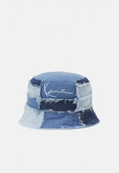 Budget ⌛ Karl Kani SIGNATURE BLOCK BUCKET HAT UNISEX - Hut - Blue ⌛
