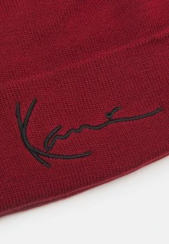 Budget ❤️ Karl Kani SIGNATURE BEANIE UNISEX - Mütze - Dark Red ✔️ -Karl Kani Verkäufe 182229f8d7ea44f299ed1d3b42236ddb