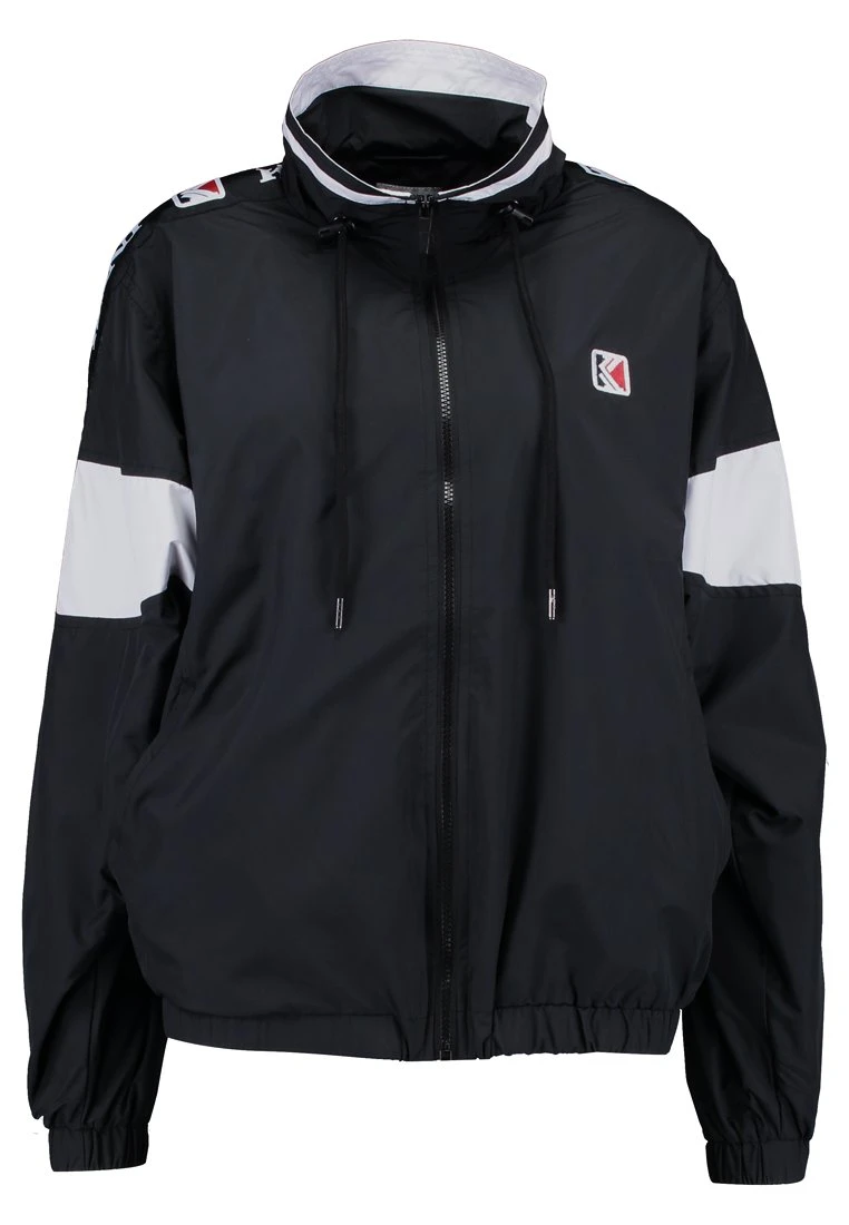 Großhandel 🎁 Karl Kani TAPE - Leichte Jacke - Black/white, Damen ✨ 4 Großhandel 🎁 Karl Kani TAPE - Leichte Jacke - Black/white, Damen ✨ – Bild 4