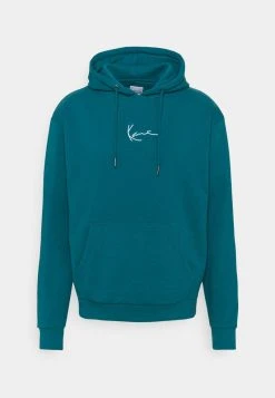 Beste Bewertungen von ✨ Karl Kani UNISEX SMALL SIGNATURE ESSENTIAL HOODIE - Sweatshirt - Petrol ❤️