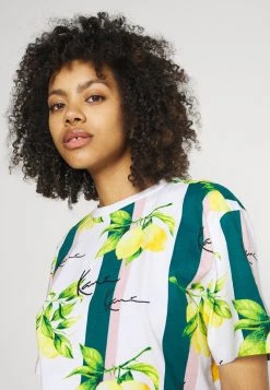 Coupon 👍 Karl Kani SMALL SIGNATURE TEE - T-Shirt Basic - White, Damen 👍 -Karl Kani Verkäufe 18fa4ee180b6457db697efc7b82ab33a