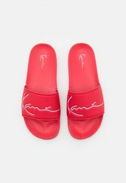 Bestes Angebot ⭐ Karl Kani SIGNATURE POOL SLIDES - Pantolette Flach - Red, Herren 🎉 -Karl Kani Verkäufe 197bd053b3144b59a87511fb3a50e454