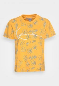 Bestes Angebot 🔔 Karl Kani SIGNATURE FLOWER TEE LIGHT - T-Shirt Print - Light Orange, Damen ⭐ -Karl Kani Verkäufe 1b7bf442774f42faa11ddbc9ee1bea67