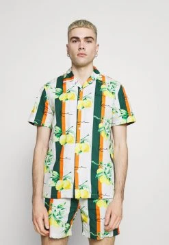 Aktion ❤️ Karl Kani CHEST SIGNATURE RESORT - Hemd - White, Herren 🛒