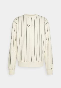 Auslauf 🎉 Karl Kani UNISEX SMALL SIGNATURE PINSTRIPE CREW - Sweatshirt - Cream 😀 -Karl Kani Verkäufe 1fa5e51b80ba454d80d6090ddc56c751