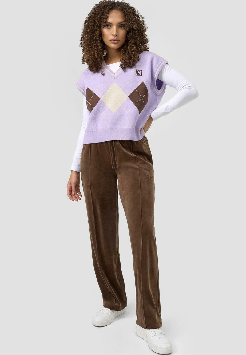 Brandneu ❤️ Karl Kani Stoffhose - Brown, Damen 😍 2 Brandneu ❤️ Karl Kani Stoffhose - Brown, Damen 😍 – Bild 2