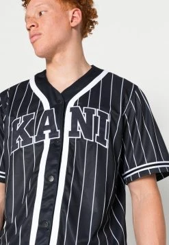 Blitzangebot ✔️ Karl Kani SERIF ⚾ BASEBALL UNISEX - Strickjacke - Black 🛒 -Karl Kani Verkäufe 21a59ae09924433f8f22312b6324c1f4