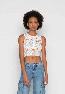 Auslauf 😀 Karl Kani CHEST SIGNATURE CROP - Top - Multicolor, Damen ⌛