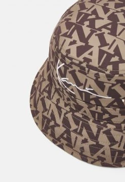 Aktion 🛒 Karl Kani SIGNATURE LOGO BUCKET HAT UNISEX - Hut - Brown 👍 -Karl Kani Verkäufe 236487e274eb4a359e7e8c9f771605b8