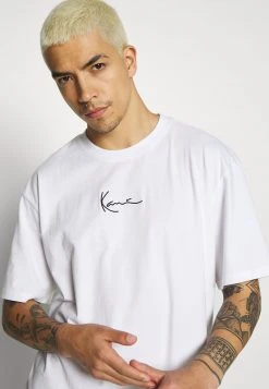 Schlussverkauf ⌛ Karl Kani KK SIGNATURE TEE - T-Shirt Basic - White, Herren ✨ -Karl Kani Verkäufe 2790d38b1ddb4aa89d2f007e3df61a25