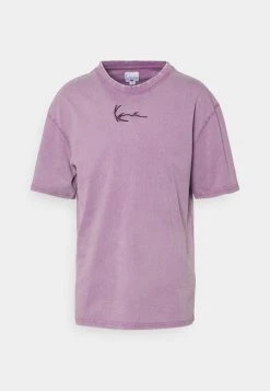 Coupon 🤩 Karl Kani SMALL SIGANTURE WASHED TEE UNISEX - T-Shirt Print - Violet 🌟