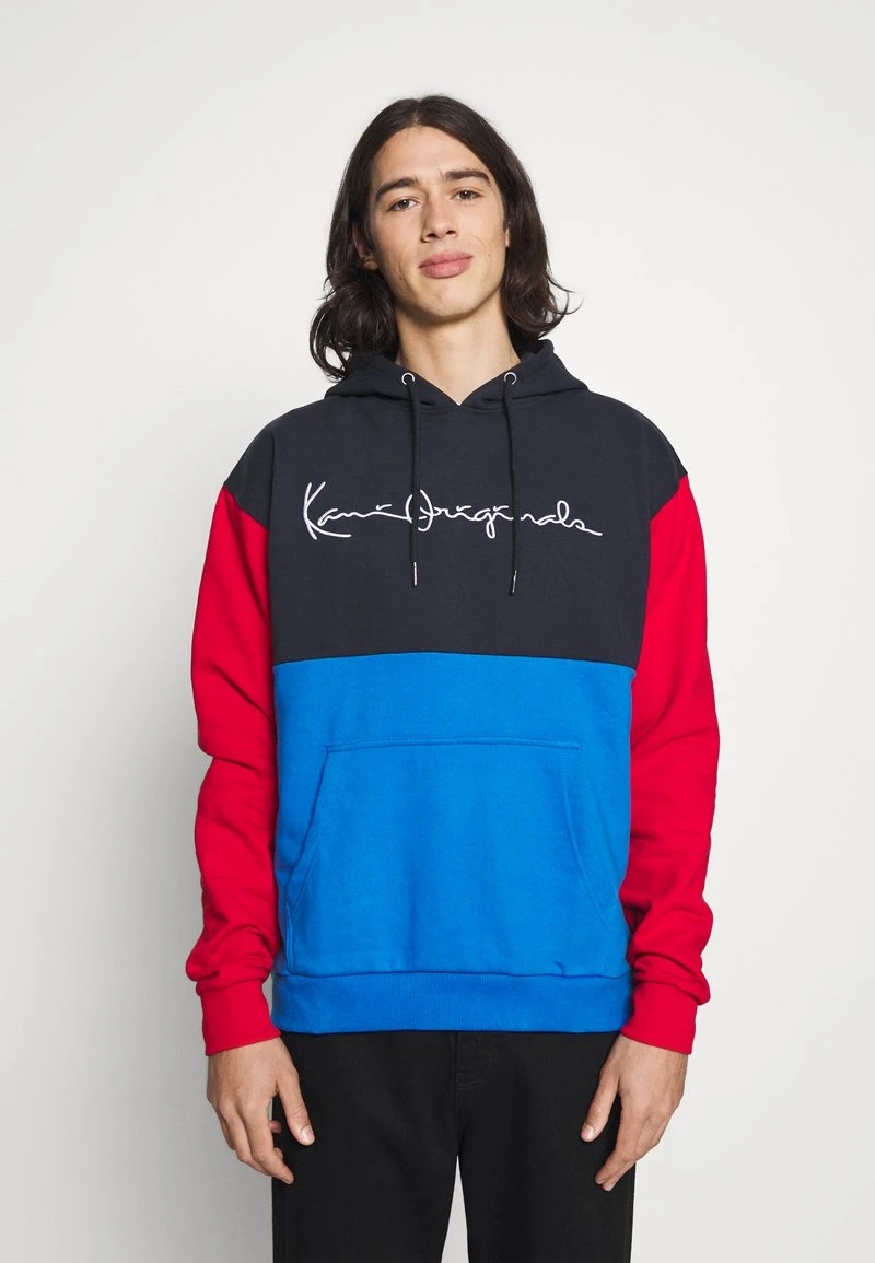 Neu 🤩 Karl Kani ORIGINALS BLOCK HOODIE UNISEX - Kapuzenpullover - Blue 👍 1 Neu 🤩 Karl Kani ORIGINALS BLOCK HOODIE UNISEX - Kapuzenpullover - Blue 👍