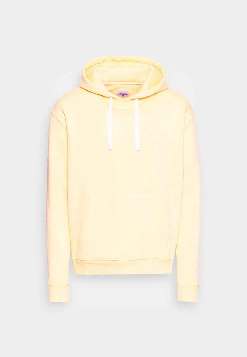 Auslauf 🤩 Karl Kani SMALL SIGNATURE ESSENTIAL HOODIE UNISEX - Kapuzenpullover - Light Yellow ❤️ 4 Auslauf 🤩 Karl Kani SMALL SIGNATURE ESSENTIAL HOODIE UNISEX - Kapuzenpullover - Light Yellow ❤️ – Bild 4