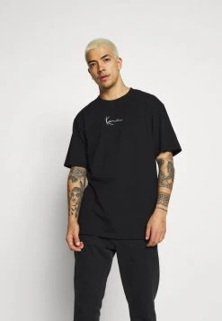 Auslauf 😀 Karl Kani KK SIGNATURE TEE - T-Shirt Basic - Black, Herren ✔️