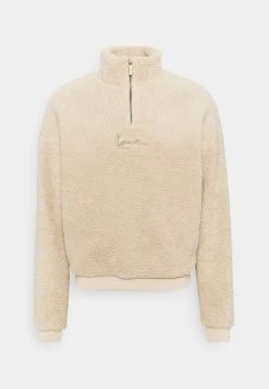 Besorgen 💯 Karl Kani SMALL SIGNATURE TEDDY UNISEX - Kapuzenpullover - Light Sand ✔️