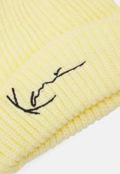 Bestpreis ✨ Karl Kani SIGNATURE FISHERMAN BEANIE UNISEX - Mütze - Light Yellow 🔔 -Karl Kani Verkäufe 2e4677f21c4b41488da8e51910b02e01