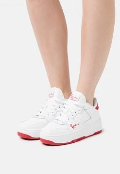 Rabatt ⌛ Karl Kani 🥰 Sneaker High - White/red, Damen ⌛
