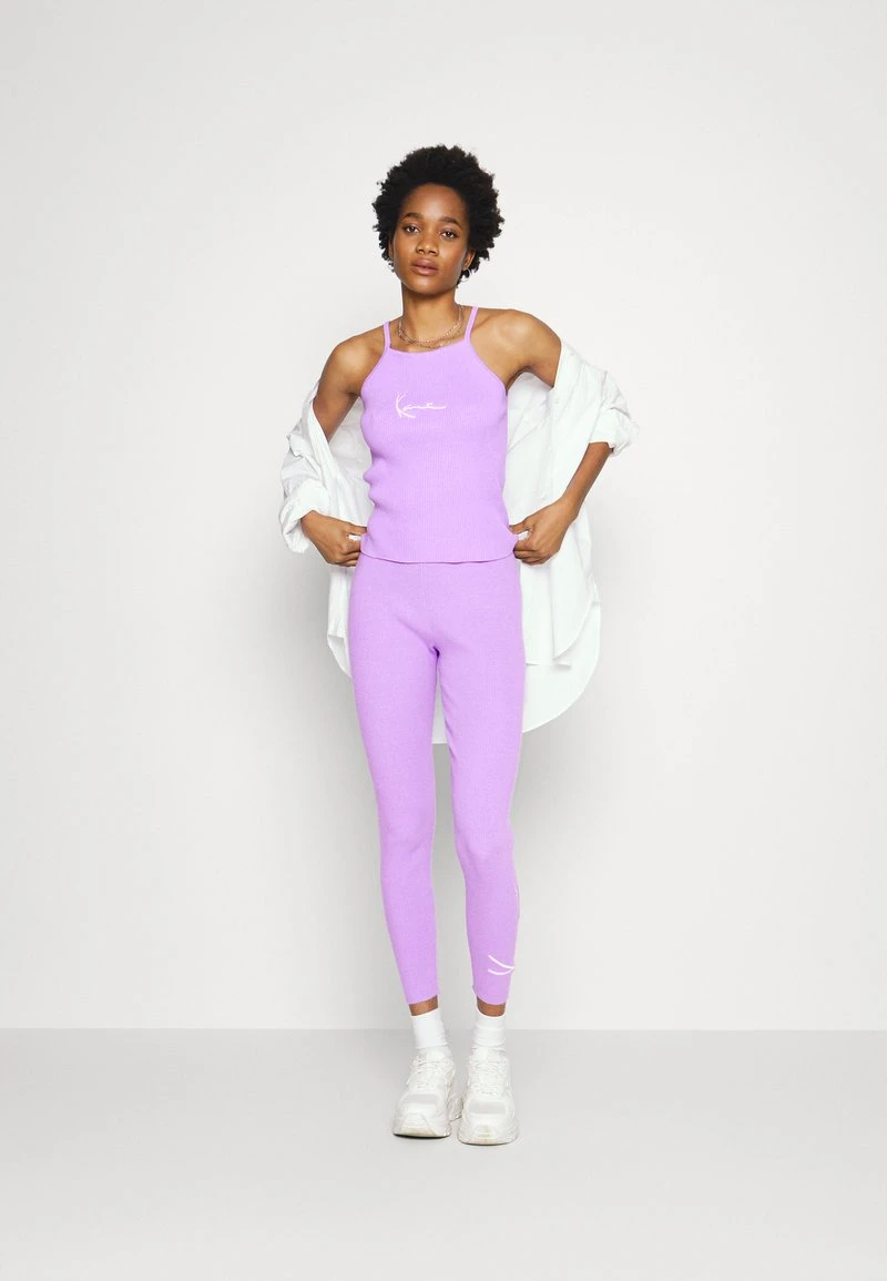 Neu ✔️ Karl Kani SIGNATURE - Leggings - Hosen - Purple, Damen ✨ 2 Neu ✔️ Karl Kani SIGNATURE - Leggings - Hosen - Purple, Damen ✨ – Bild 2