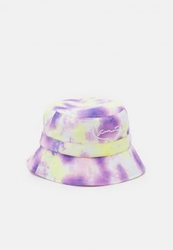 Budget ✔️ Karl Kani SIGNATURE TIE DYE BUCKET HAT - Hut - Lilac/yellow, Herren 😍