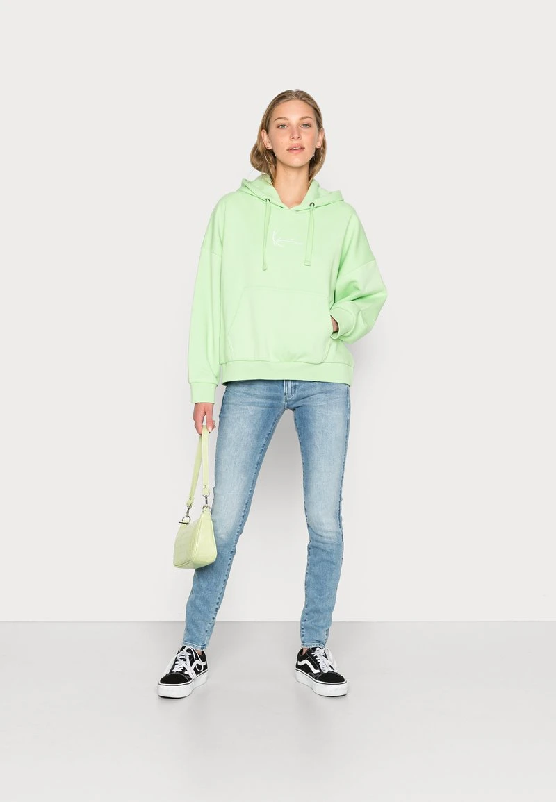 Am billigsten 👏 Karl Kani SMALL SIGNATURE ESSENTIAL HOODIE - Sweatshirt - Mint, Damen 🛒 2 Am billigsten 👏 Karl Kani SMALL SIGNATURE ESSENTIAL HOODIE - Sweatshirt - Mint, Damen 🛒 – Bild 2