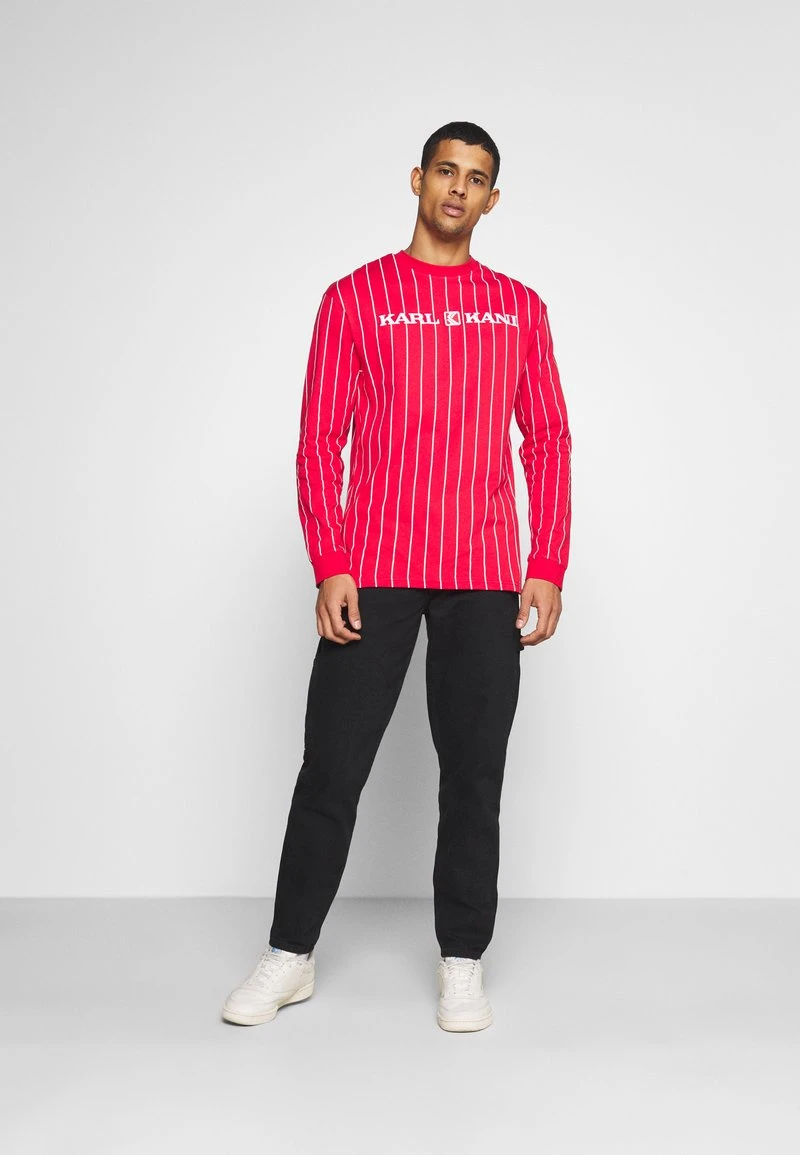 Budget 🔥 Karl Kani UNISEX RETRO PINSTRIPE - Langarmshirt - Red 🥰 2 Budget 🔥 Karl Kani UNISEX RETRO PINSTRIPE - Langarmshirt - Red 🥰 – Bild 2