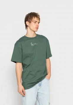Aktion 🤩 Karl Kani SMALL SIGNATURE TEE UNISEX - T-Shirt Basic - Dark Green 🥰
