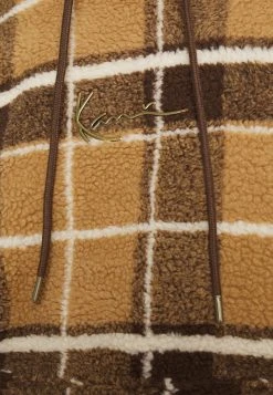 Blitzangebot 🌟 Karl Kani SIGNATURE TEDDY CHECK HOODIE UNISEX - Kapuzenpullover - Brown 🌟 -Karl Kani Verkäufe 3e7d06eddc2c47ea9db96aaf97f29fc6
