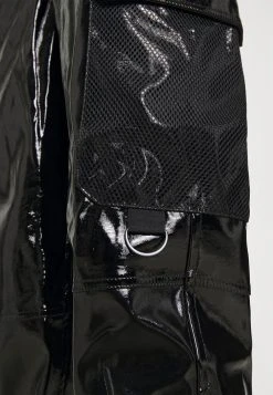 Rabatt 🔔 Karl Kani SIGNATURE GLOSSY PANTS - Stoffhose - Black, Damen ✨ -Karl Kani Verkäufe 40c7afb79c4b4cdcb129c4e2edfb9a45