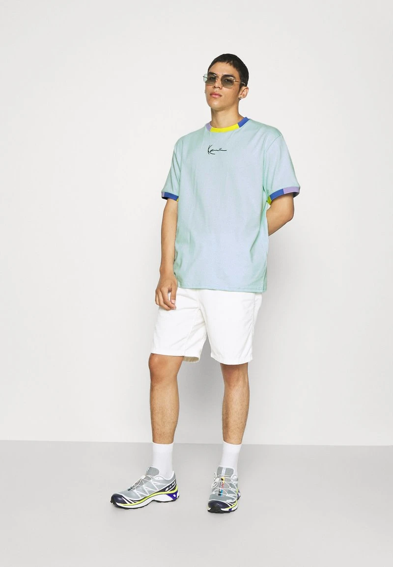 Angebote 🎉 Karl Kani UNISEX SMALL SIGNATURE TEE - T-Shirt Print - Mint 😉 2 Angebote 🎉 Karl Kani UNISEX SMALL SIGNATURE TEE - T-Shirt Print - Mint 😉 – Bild 2