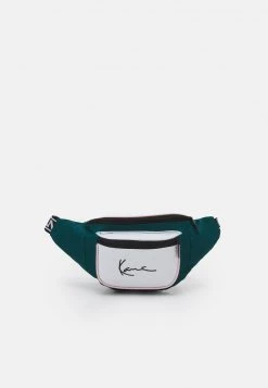 Beste Bewertungen von 🌟 Karl Kani SIGNATURE TAPE WAIST BAG - Gürteltasche - Green/white, Herren 🔥