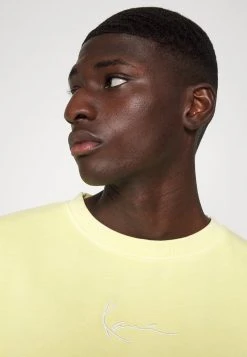 Bester Verkauf ⌛ Karl Kani SMALL SIGNATURE WASHED CREW UNISEX - Sweatshirt - Light Yellow ✔️ -Karl Kani Verkäufe 431528682cb449afb28e25b53e0ed98d