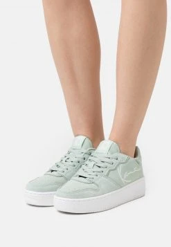 Am billigsten ❤️ Karl Kani UP LOGO - Sneaker Low - Frosty Green/white/pearled Ivory, Damen ⭐
