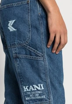 Blitzangebot 😀 Karl Kani RETRO WORKWEAR - Jeans Tapered Fit - Dark Indigo, Herren 😉 -Karl Kani Verkäufe 457e218461054fa983de47c35f23b367