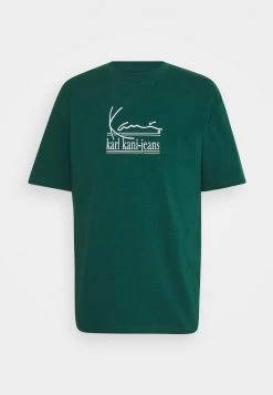 Brandneu ❤️ Karl Kani UNISEX SIGNATURE TEE - T-Shirt Print - Green ❤️ -Karl Kani Verkäufe 47281035245640c0a2ceb69aaa0247f3